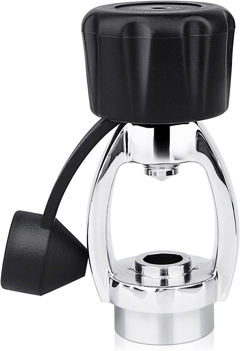 Dawitrly 250-Bar 3500PSI Chrome-Plated Brass DIN Regulator to Yoke Converter First Stage Adapter with Dust Cap for Scuba Diving Tank Regulator Parts - Image 1